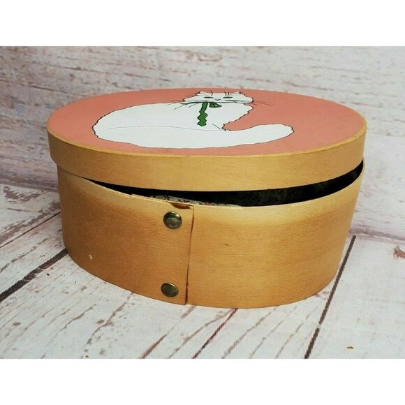 Cat Logo Wooden Storage Box – Stylish, Durable, and Decorative Organizer - Picture 8 of 11